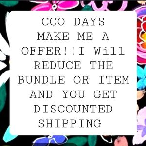 CCO SHIPPING!! MESSAGE ME A OFFER AND GET DISCOUNTED SHIPPING!!!
